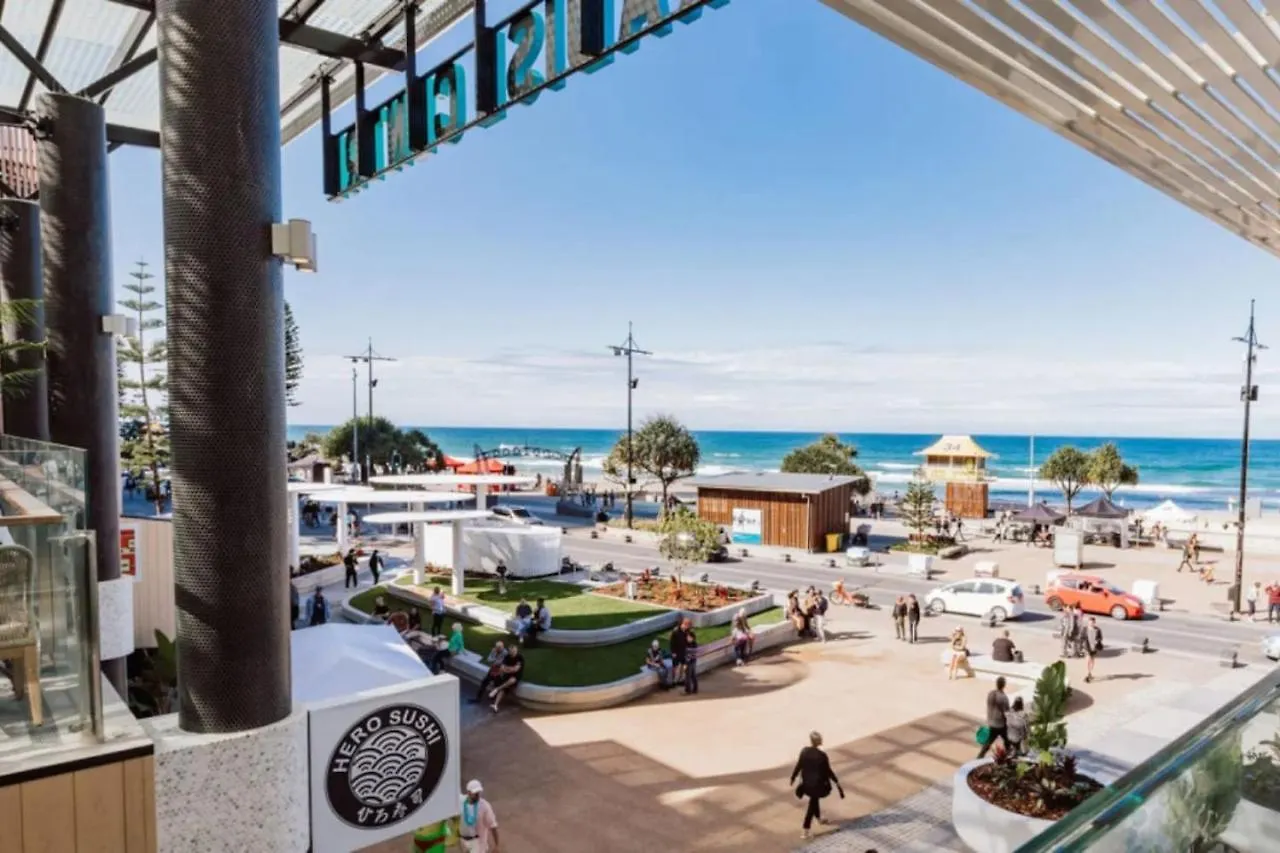 The Ballah - Central Surfers High Floor 2 Bedroom Ocean View Unit With Parking Pool Gym Gold Coast Australia
