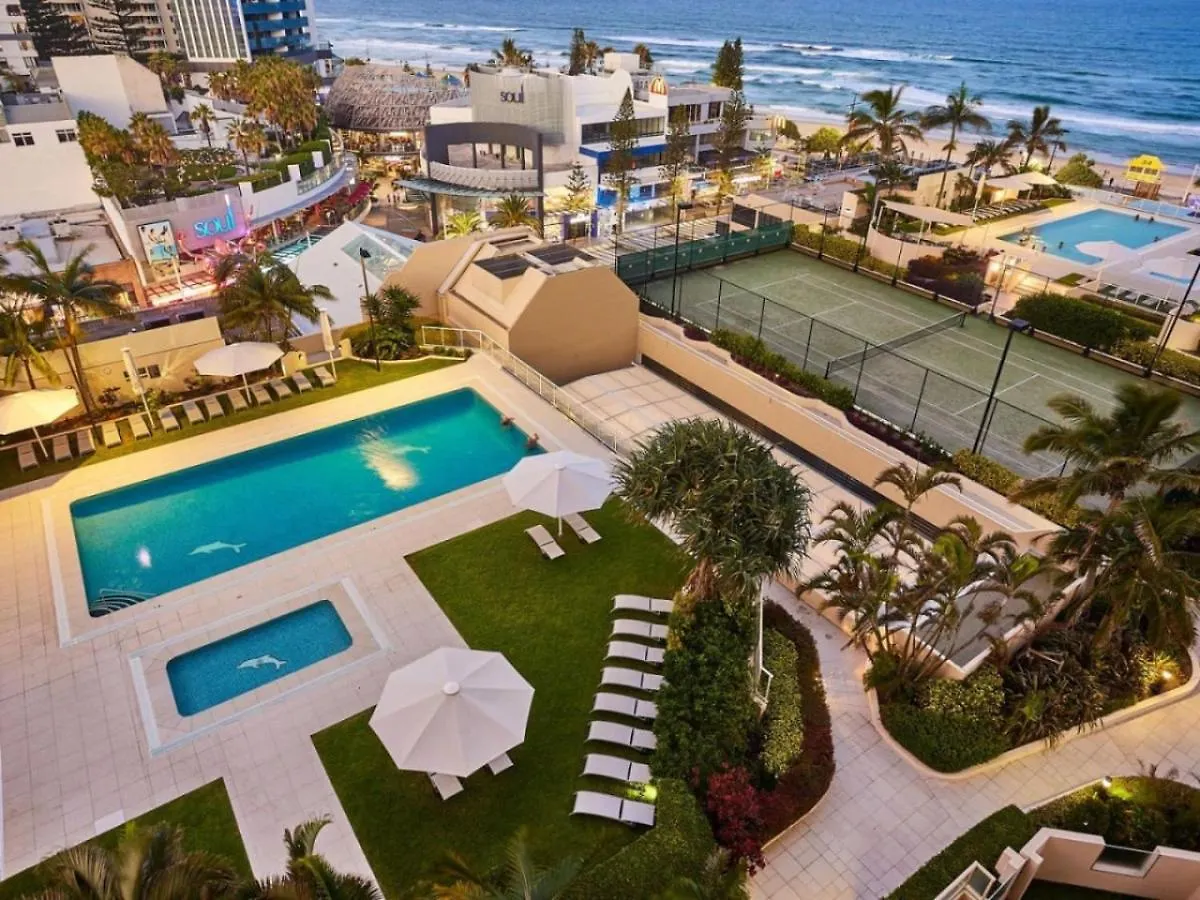 Apartment The Ballah - Central Surfers High Floor 2 Bedroom Ocean View Unit With Parking Pool Gym Gold Coast
